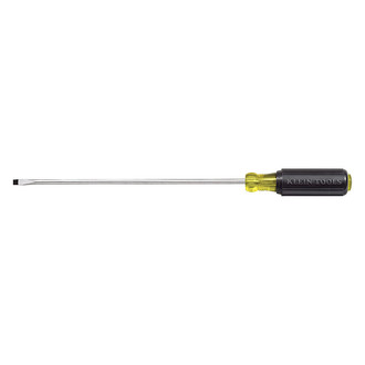 Klein Tools® - Tip-Ident™ 1/8" x 10" Multi Material Handle Slotted Screwdriver