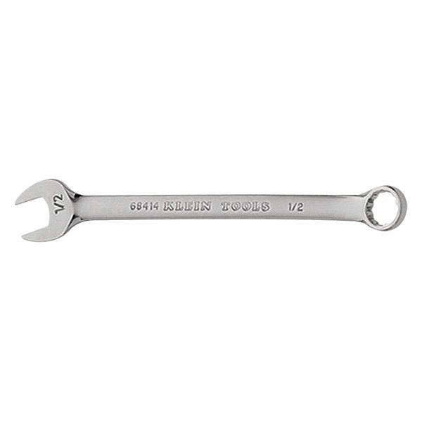 Klein Tools® - 1/2" 12-Point Angled Head Nickel Chrome Combination Wrench