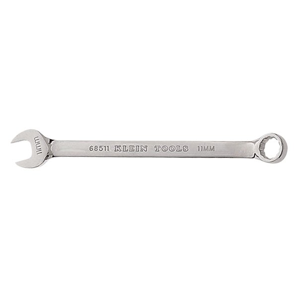 Klein Tools® - 11 mm 12-Point Angled Head Nickel Chrome Combination Wrench