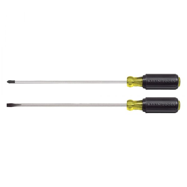 Klein Tools® - 2-piece Multi Material Handle Phillips/Slotted Mixed Screwdriver Set