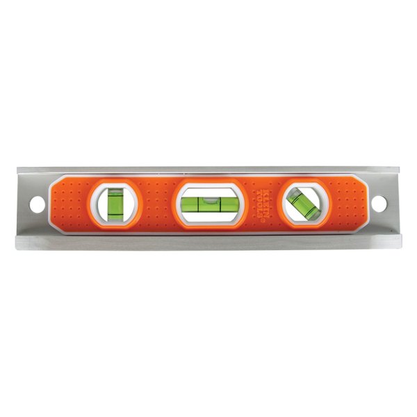 Klein Tools® - 9" Bubble Aluminum Magnetic Torpedo Level with 45° Vial 