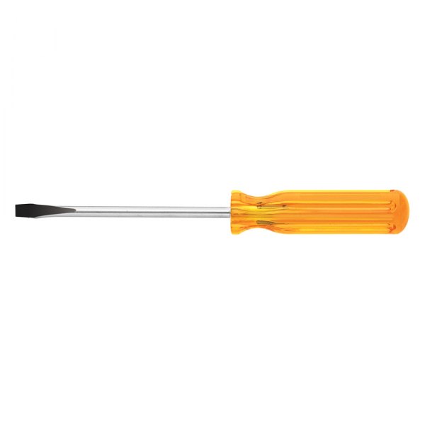 Klein Tools® - 7/32" x 3" Dipped Handle Slotted Screwdriver