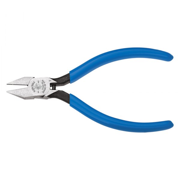 Klein Tools® - 5" Box Joint Dipped Pointed Nose Electronics Diagonal Cutters