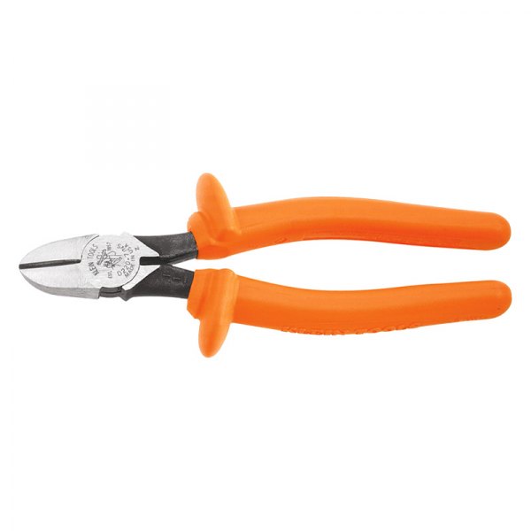 Klein Tools® - 7-7/8" Box Joint Insulated Grip Diagonal Cutters