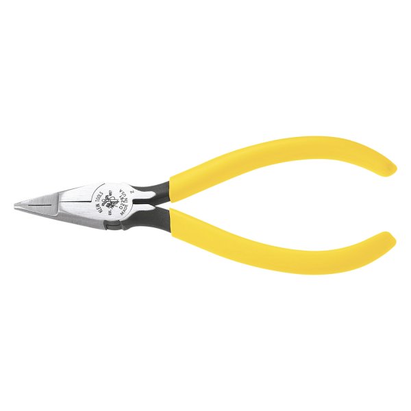 Klein Tools® - 6" Box Joint Straight Jaws Dipped Handle Stripper Needle Nose Pliers