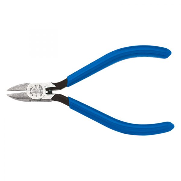 Klein Tools® - 4-1/4" Box Joint Dipped Mini Semi-Flush Diagonal Cutters