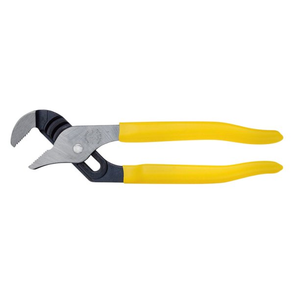 Klein Tools® - 10" Straight Jaws Dipped Handle Tongue & Groove Pliers