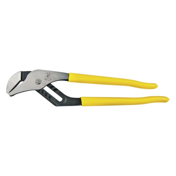 Klein Tools® - 12-1/4" Straight Jaws Dipped Handle Tongue & Groove Pliers