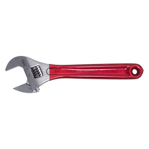 Klein Tools® - 1-5/16" x 10-1/4" OAL Chrome Dipped Handle Adjustable Wrench
