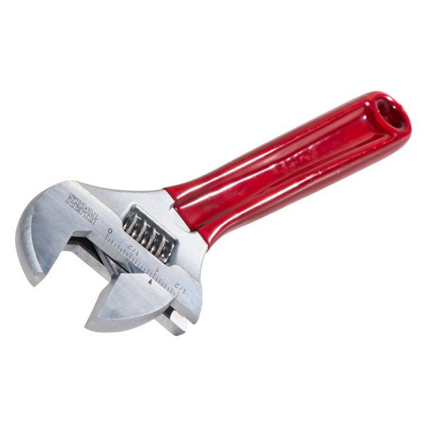 Klein Tools® - 1-1/2" x 12-3/8" OAL Chrome Dipped Handle Adjustable Wrench