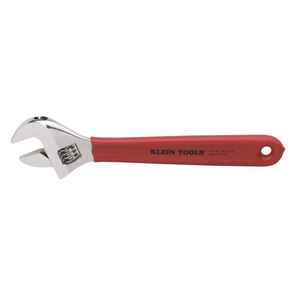 Klein Tools® - 1-5/16" x 10" OAL Heavy Duty Dipped Handle Adjustable Wrench
