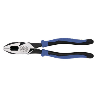 Klein Tools® - 2000 Series™ Journeyman™ 9-1/2" Multi-Material Handle Flat Grip/Cut Round Jaws Fish Tape Puller Linemans Pliers