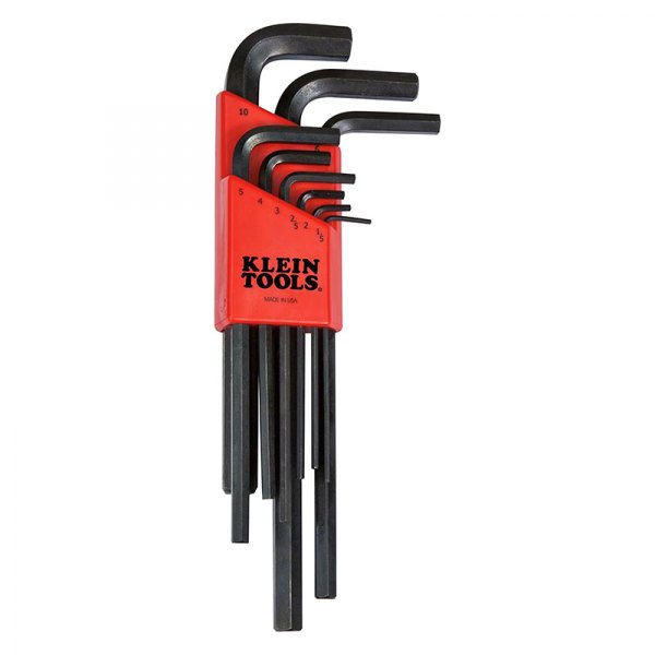 Klein Tools® - 9-Piece 1.5 to 10 mm Metric Hex Key Set