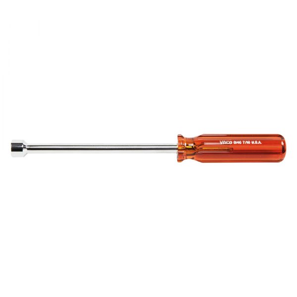 Klein Tools® - 7/16" Dipped Handle Hollow Shaft Nut Driver