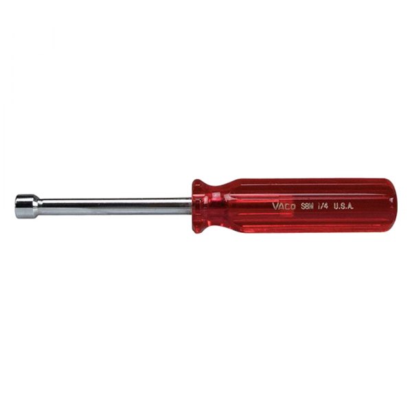 Klein Tools® - 1/4" Dipped Handle Hollow Shaft Magnetic Nut Driver