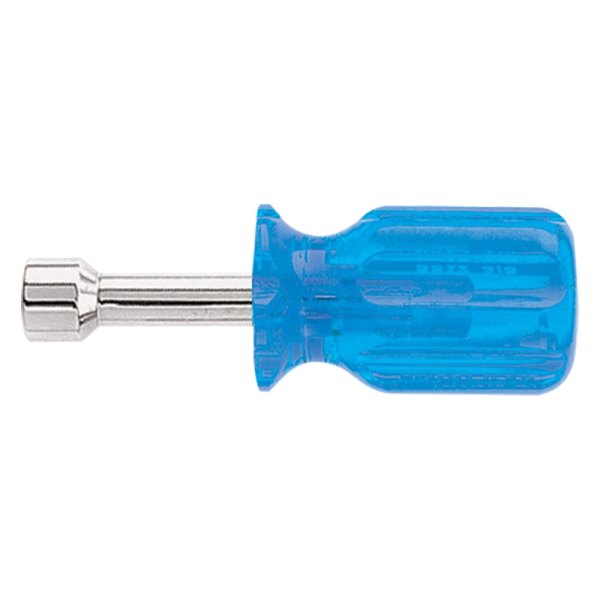 Klein Tools® - 3/8" Dipped Handle Hollow Shaft Stubby Nut Driver