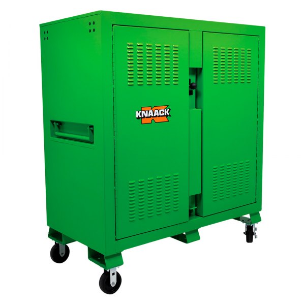 Knaack® - SAFETY KAGE™ Green Cabinet with Wheel Casters (60" L x 60" W x 30" H)