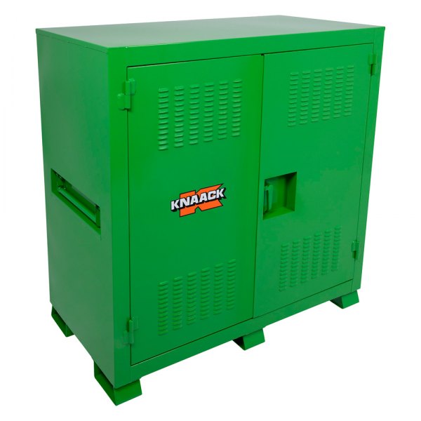 Knaack® - SAFETY KAGE™ Green Cabinet with Ventilated Doors (60" L x 60" W x 30" H)