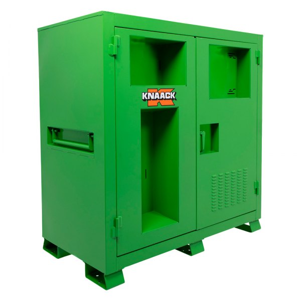 Knaack® - SAFETY KAGE™ Green Cabinet with Safety Compartment Doors (60" L x 60" W x 30" H)