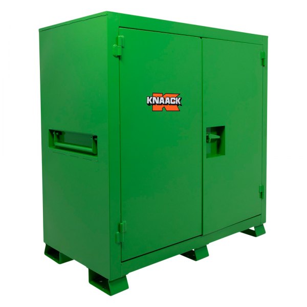 Knaack® - SAFETY KAGE™ Green Cabinet with Solid Doors (60" L x 60" W x 30" H)