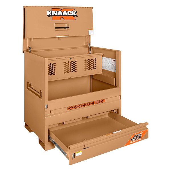 Knaack® - STORAGEMASTER™ Tan Piano Box with Junk Trunk™ (48" L x 30" W x 49" H)