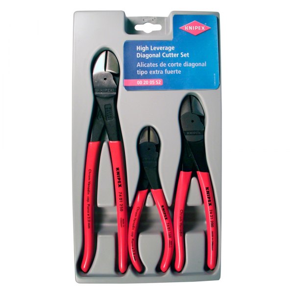 Knipex 6-1/4" Diagonal Cutters High Leverage Cutting Pliers 7401160 