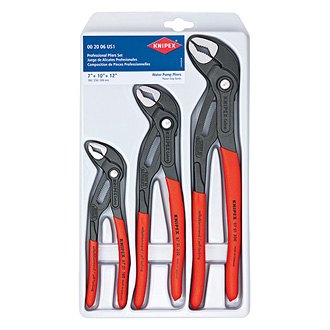 Knipex 002006US1 3 Piece Cobra Pliers Set