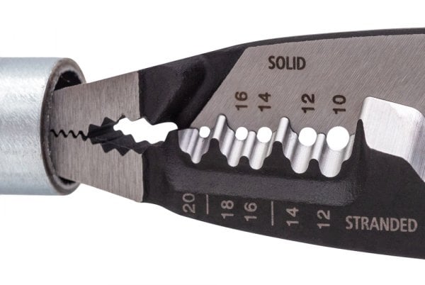 Knipex® 13718 - SAE 20 to 10 AWG Forged Wire Stripper - TOOLSiD.com