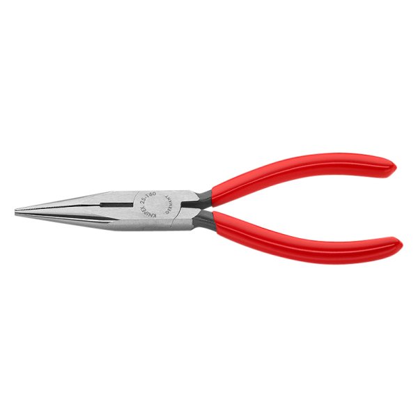Knipex® - 6-1/4" Box Joint Straight Jaws Dipped Handle Cutting Needle Nose Pliers