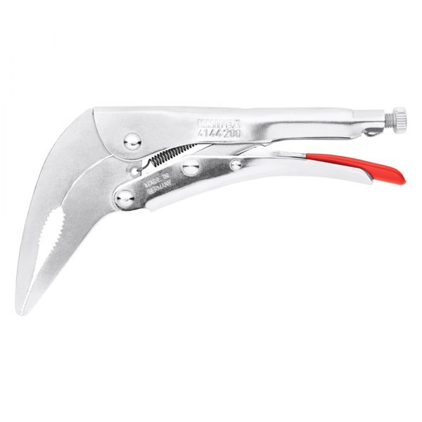 Knipex® - 8" Metal Handle Long Nose Jaws Locking Pliers
