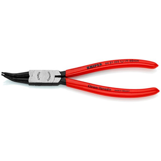 Knipex® - 45° Bent 0.078" Fixed Tips Internal Snap Ring Pliers