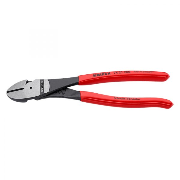Knipex® - 8" Lap Joint Dipped 25° Angled Diagonal Cutters