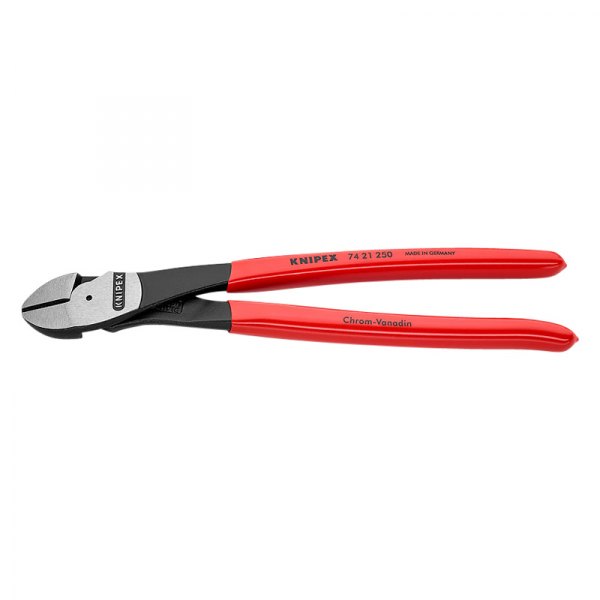 Knipex® - 10" Lap Joint Dipped 25° Angled Diagonal Cutters