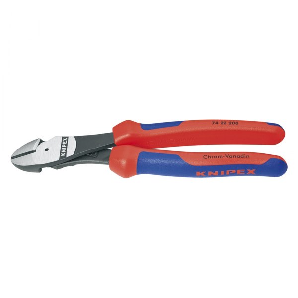 Knipex® - 8" Lap Joint Multi-Material Grip 25° Angled Diagonal Cutters