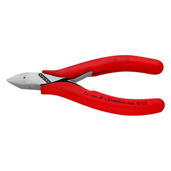 Knipex® - 4-1/2" Box Joint Dipped Electronics Diagonal Cutters
