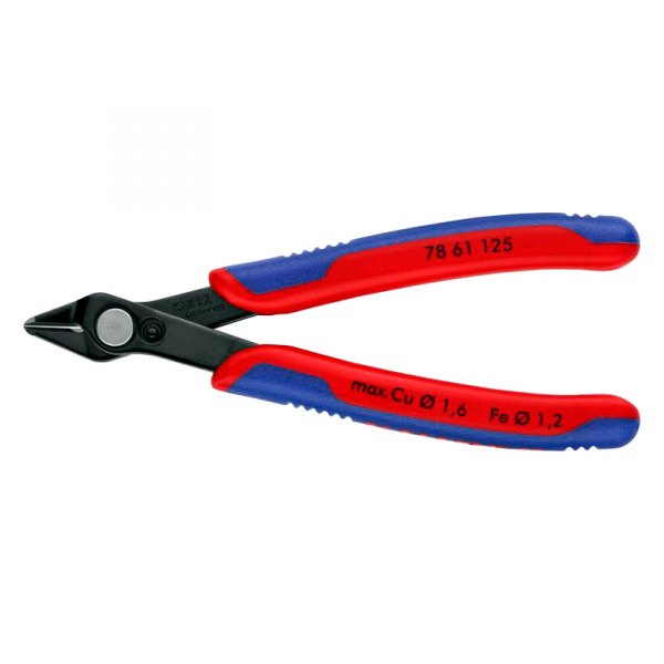 Knipex® - Electronic Super Knips™ 5" Lap Joint Multi-Material Grip Diagonal Cutters