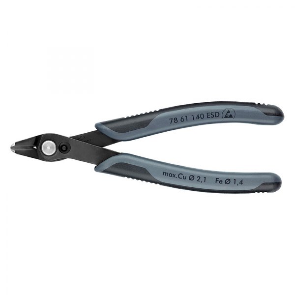 Knipex® - Electronic Super Knips™ 5-1/2" Lap Joint ESD Multi-Material Grip Diagonal Cutters