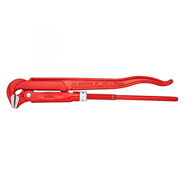 Knipex® - 1-5/8" x 12.2" 90° Flat Jaws Swedish Pipe Wrench