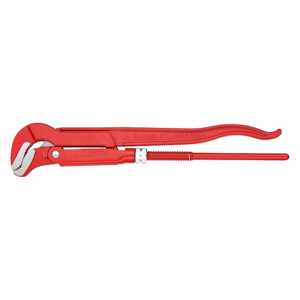 Knipex® - 1-5/8" x 12.63" 45° S-Shaped Jaws Swedish Pipe Wrench