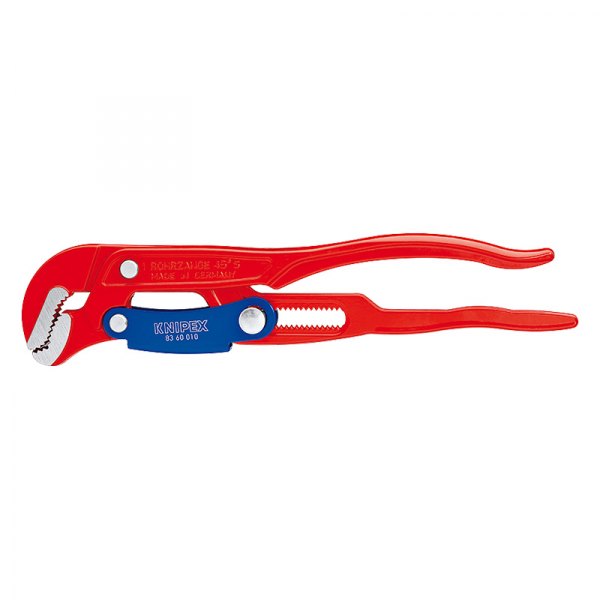 Knipex® - 1-5/8" x 13" 45° S-Shaped Jaws Fast Adjustment Swedish Pipe Wrench