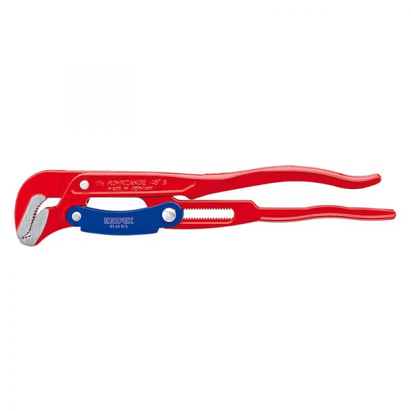 Knipex® - 2-3/8" x 16.54" 45° S-Shaped Jaws Fast Adjustment Swedish Pipe Wrench