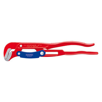 Knipex® - 2-3/8" x 16.54" 45° S-Shaped Jaws Fast Adjustment Swedish Pipe Wrench