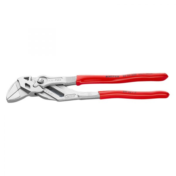 Knipex® - 10" Smooth Jaws Dipped Handle Ratcheting Tongue & Groove Pliers