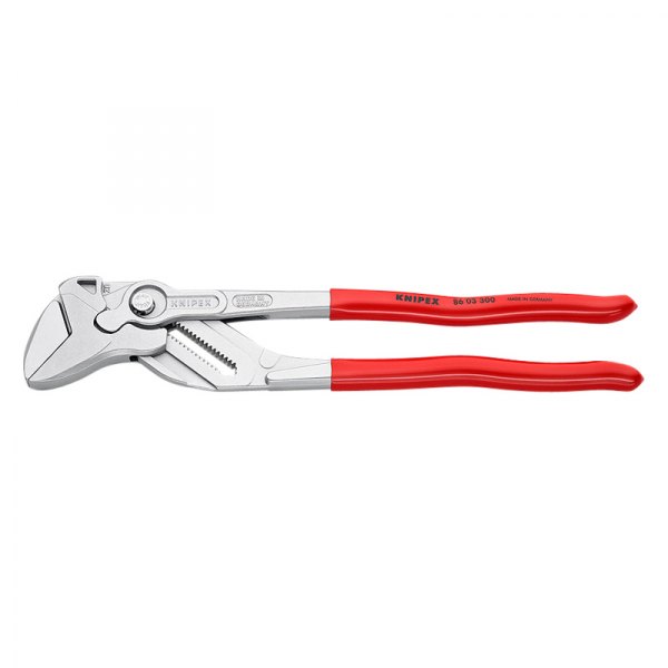 Knipex® - 12" Smooth Jaws Dipped Handle Ratcheting Tongue & Groove Pliers