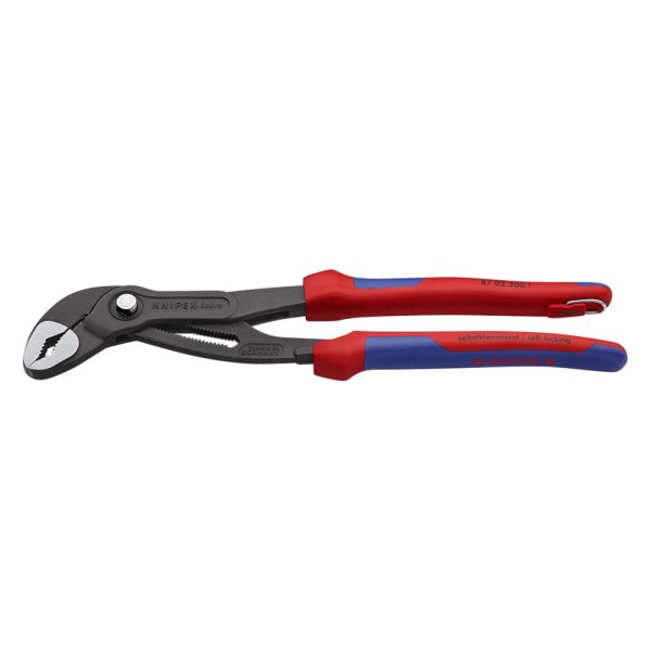 Knipex® - Cobra™ 12" V-Jaws Multi-Material Handle Tether Ready Self Locking Tongue & Groove Pliers