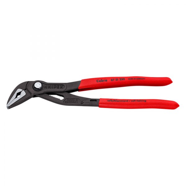 Knipex® - Cobra™ 10" V-Jaws Dipped Handle Self Locking Tongue & Groove Pliers