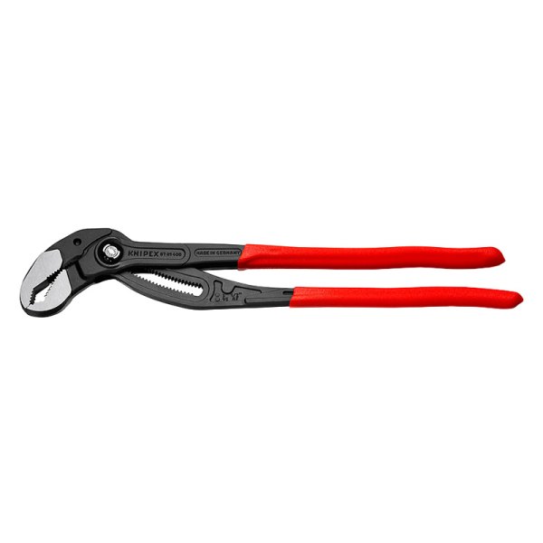 Knipex® - Cobra™ 16" V-Jaws Dipped Handle Self Locking Push Button Tongue & Groove Pliers
