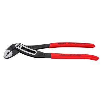 Knipex® 8801250 - Alligator™ 10" V-Jaws Dipped Handle Self Locking Tongue & Groove Pliers