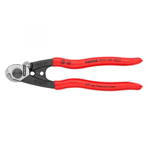Knipex® - SAE 7-1/2" OAL Wire Rope Cutter/Crimper Multi-Tool