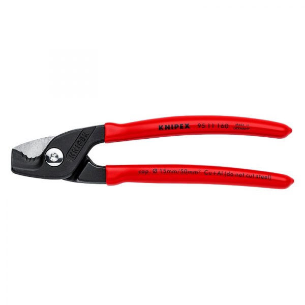 Knipex® - CABLE SHEARS W/STEPCUT EDGES / Cable Shears W/Stepcut Edges / Hand Tools / Pliers / Individual Pliers / Cutters
